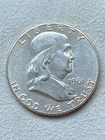 1961 P Franklin silver half dollar a extra fine coin , plus a surprise