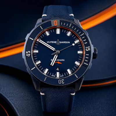 Ulysse Nardin Diver Blue Shark Limited Edition   No. 140 of 300 Worldwide