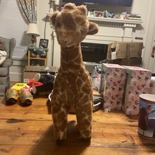Vintage 1990 Ty Plush Classic 20" Large Standing Giraffe Stuffed Animal