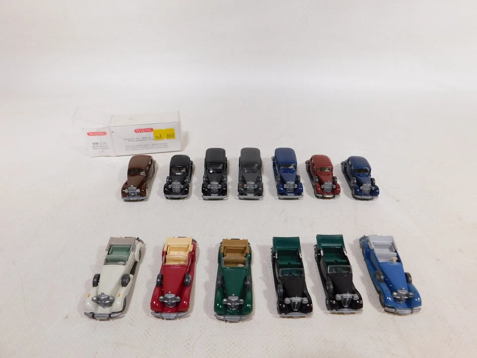 13x Wiking H0 1:87 Modell MB 540 K 260 D Horch 850 Audi Front 838 RR #DX432-1 - Bild 4 von 4