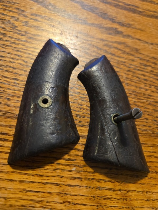 Vintage S&W Smith And Wesson 1 1/2 Revolver .32 Rim Grips With Screw