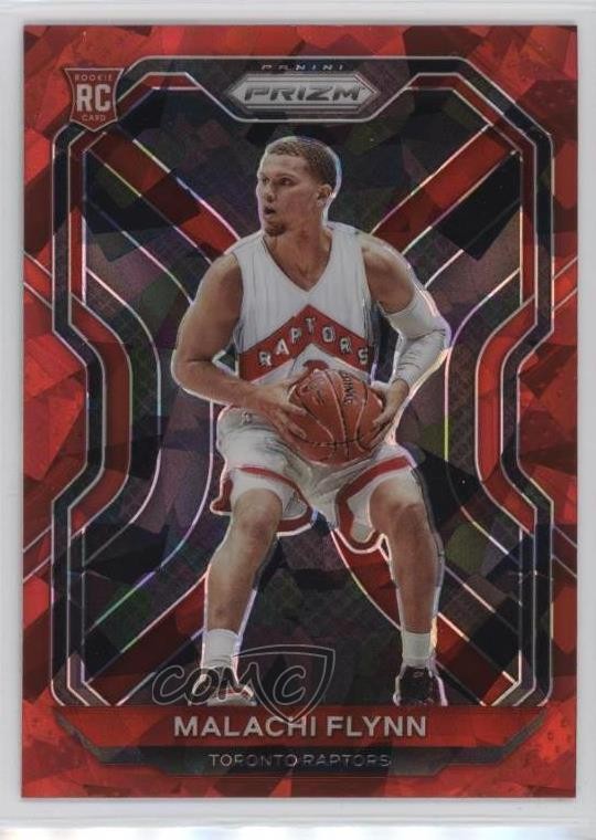 2020-21 Panini Prizm Red Ice Prizm Malachi Flynn #287 w5b