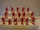 Marx Recast  60mm /Warriors of the World  Rev War British  / 16 in all 8 Poses