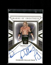 2023 Immaculate WWE Diamond Dallas Page #MG-DDP Marks of Greatness Auto /49