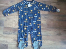 INDIANA PACERS 24M      Infant/Toddler  Coverall Zip Up Sleeper ROMPER 1Z