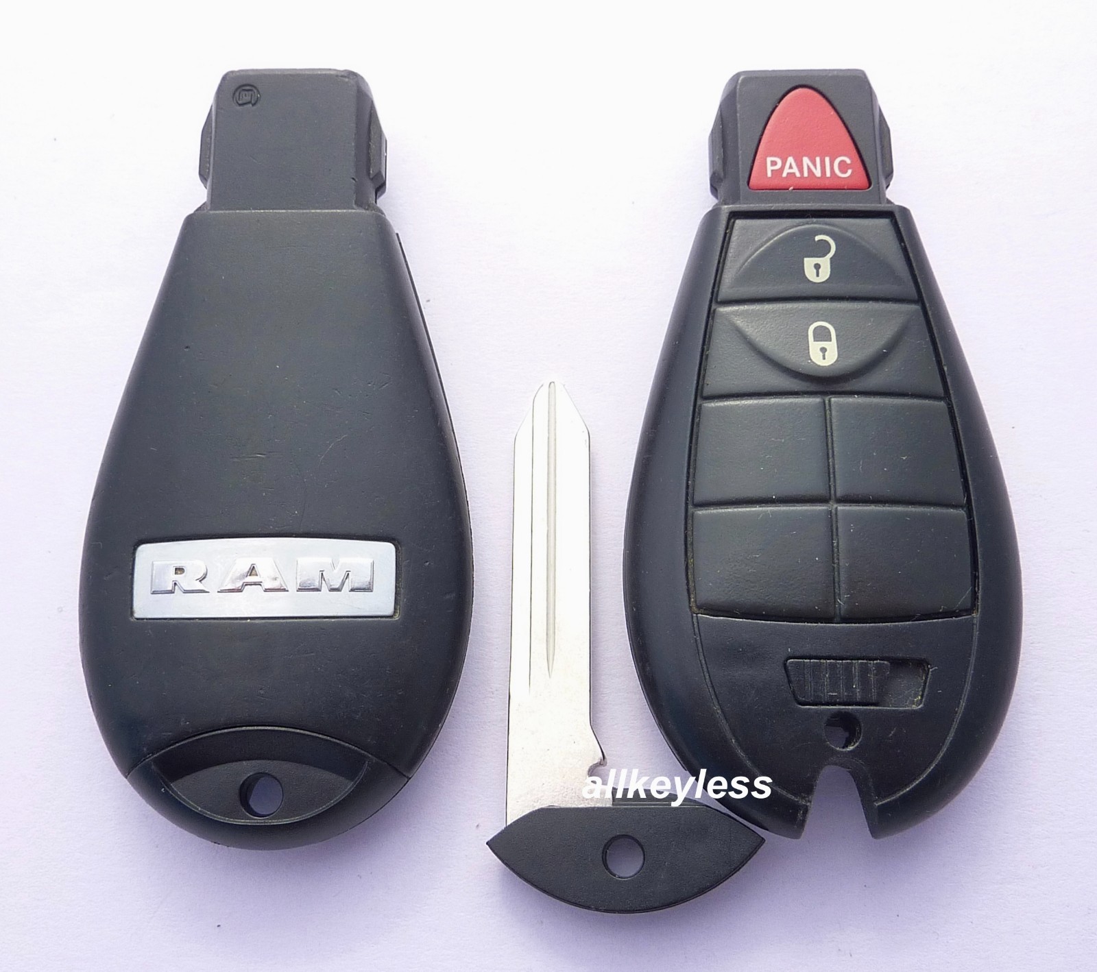 OEM 2008-12 DODGE RAM Truck Fobik keyless entry 3 button key fob remote ...