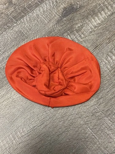 New ListingVintage MOD Barbie Red Bonnet Hat Black Tag Mattel 1960s–70s Doll Accessory