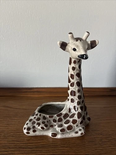 Red Wing Collector Society 1995 Miniature Giraffe Planter EUC