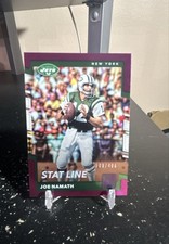 2017 Panini Donruss - Joe Namath #206 Season Stat Line /400