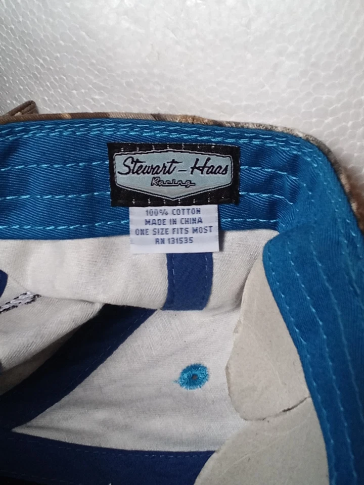 NASCAR Kevin Harvick #4 Ajustable Realtree Azul Camuflaje Estilo Béisbol Gorra Gorra Foto 4 de 4