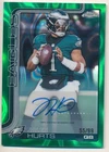 2025 Topps Chrome Jalen Hurts Green Lava Refractor (RAW)