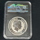 2000 MS 69 1 One Oz Silver Kookaburra Re-Issued In 2012 NGC — photo 2
