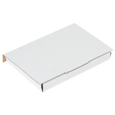 BoxesFast Die Cut DVD Mailers, 7 5/8 x 5 7/16 x 7 x 5 x 11/16, White
