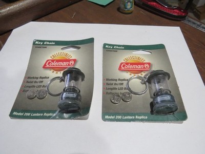 2 - Vintage Coleman 220 gas Lantern Keychain 5340B700 New old stock