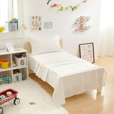 Kid's Soft Easy-Wash Lightweight Microfiber 3-Piece Sheet Set, Toddler, Multi