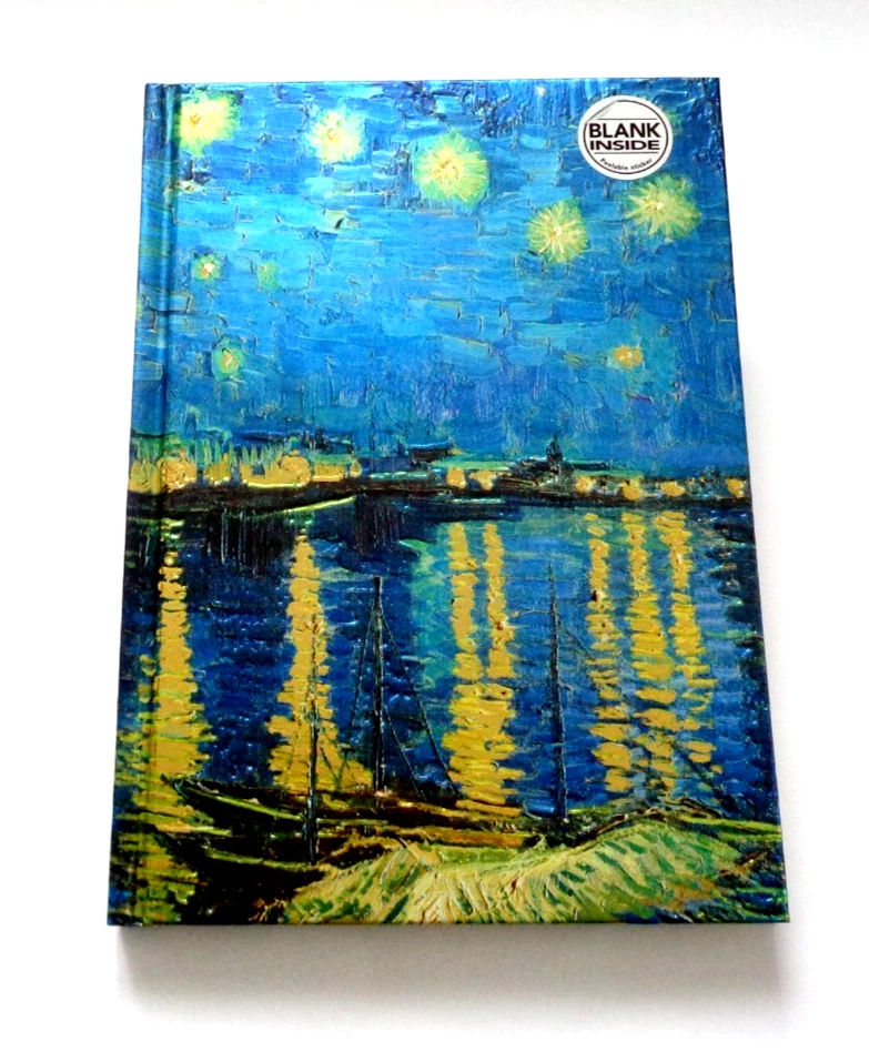 FLAME TREE PUBLISHING Notizbuch Van Gogh Starry Night A5, blanko