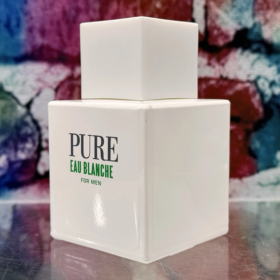 Karen Low PURE 男士淡香水 3.4 盎司淡香水罕见白色瓶法国 — 第 4/4 张图片