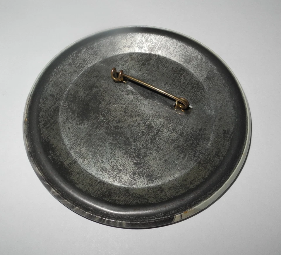 RARE 1958 Large 3.5" Baseball Duke Snider Los Angeles Dodgers World Series Pin - Image 2 of 2