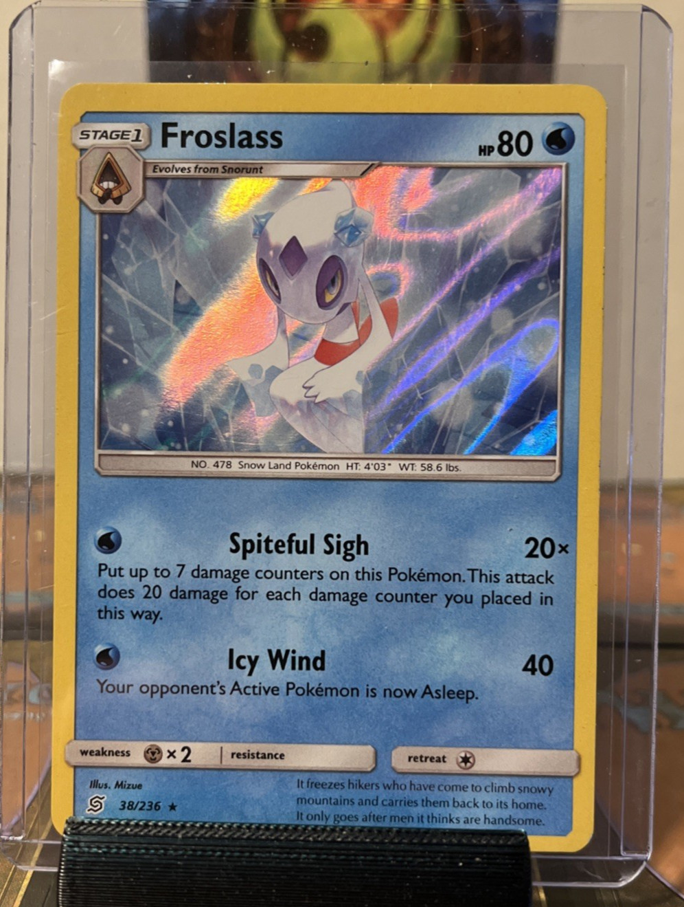 Froslass 38/236 Sm-Unified Minds Holo Pokemon