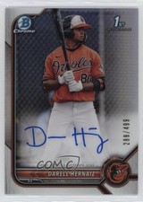 2022 Bowman Chrome Prospect Refractor 288/499 Darell Hernaiz #CPA-DHZ Auto 0i6p