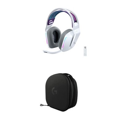 Logitech Pro Wireless Audio Bundle: G733 LIGHTSPEED + Case - White