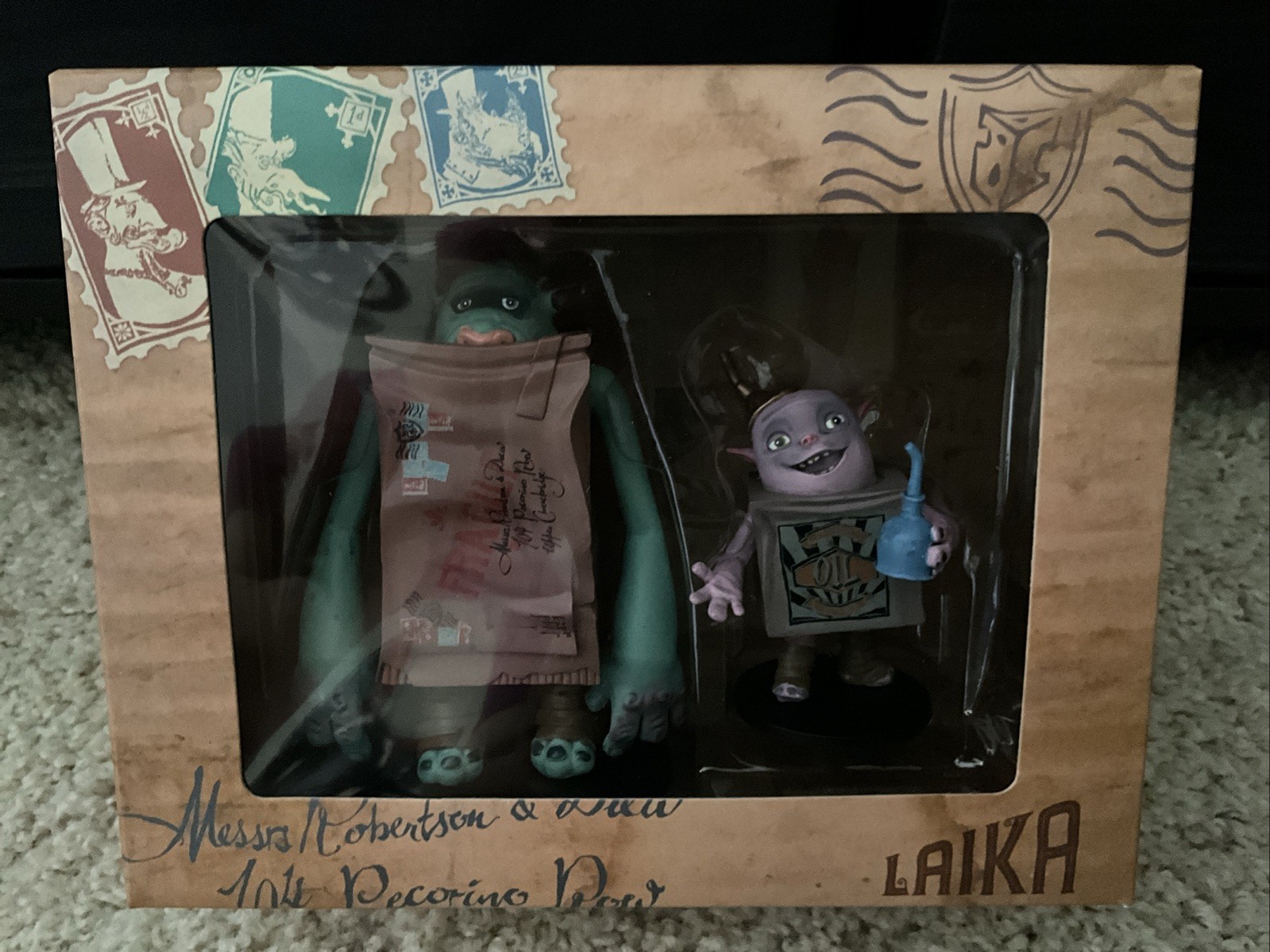 THE BOX TROLLS RARO - (FRÁGIL Y LATA DE ACEITE) COLECCIONABLES DE PELÍCULAS LAIKA