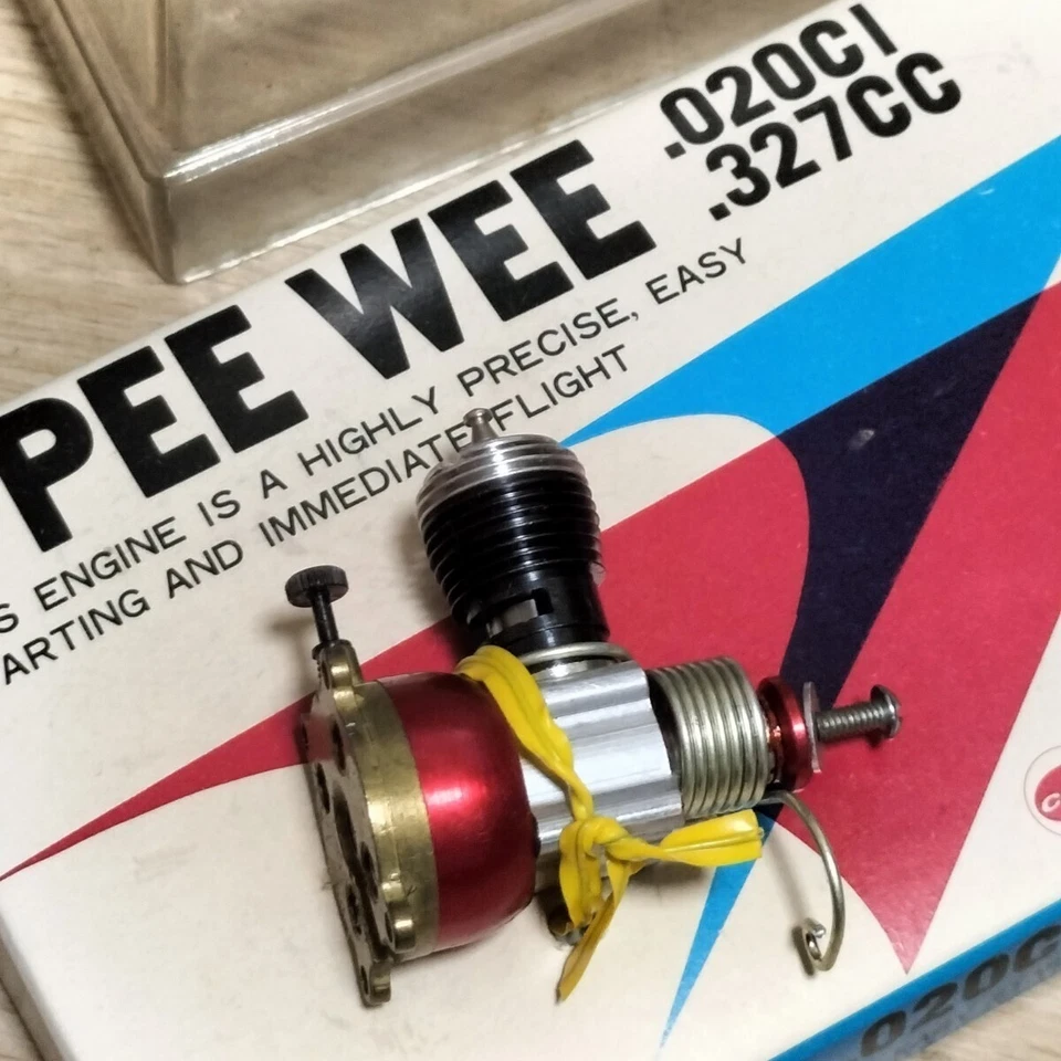 SANWA COX PEE WEE 0.327cc 2-stroke glow engine for model airplanes New f/s - image 2 of 4