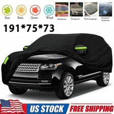 Car Cover Outdoor Dust Dirt Waterproof All Weather Protection Universal Fit Suv