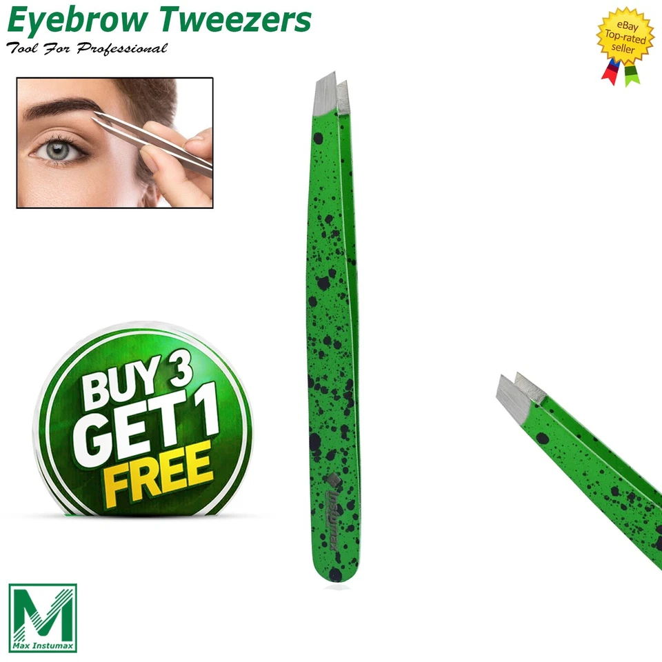 Пинцет для бровей лучший точный пинцет для волос с косым наконечником для мужчин и женщин профессиональный - Изображение 2 из 4