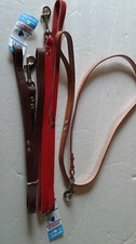 LATIGO Leather SMALL Dog "or" Cat Leash 4 ft w/ Double Rivits  Handle  Clip