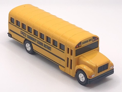 Tomy Ertl Juguete Autobús Escolar Comunitario Distrito Escolar 5" Señal de Parada Móvil Amarillo - Imagen 2 de 9