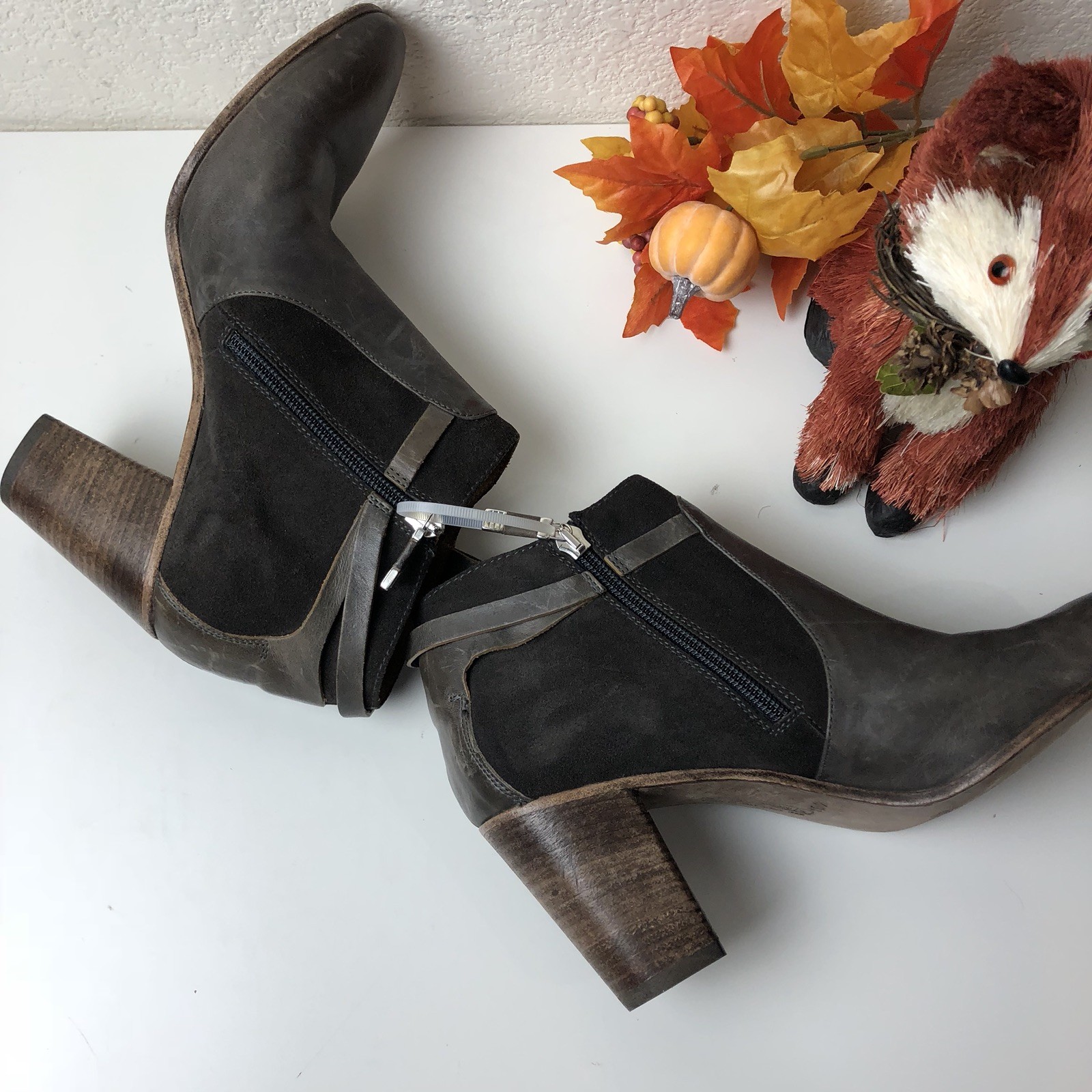 ALBERTO FERMANI Womens 10.5 Ankle Ankle Ankle Booties Leather Heeled Taupe bbb169 ALBERTO FERMANI Womens 10.5 Ankle Ankle Ankle Booties Leather Heeled Taupe bbb169