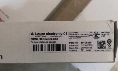 1  PC NEW  Laser Ranging Sensor  ODSL 96B M/C6-S12   Fast shipping (FedEx/DHL)
