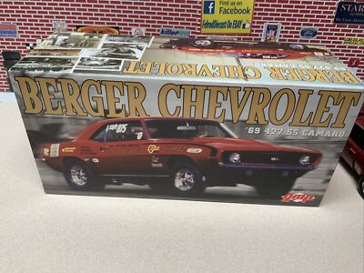 GMP/'69 Chevyシボレー Camaroカマロ SS 427 1/18 1/18 GMP 1969 Chevrolet Drag Berger Camaro Brand NEW G1800325 VERY