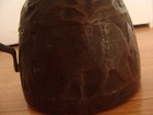Rare Antique Islamic Dallah Turkish Coffee Pot Copper Embossed Beaded Enameled — photo 4
