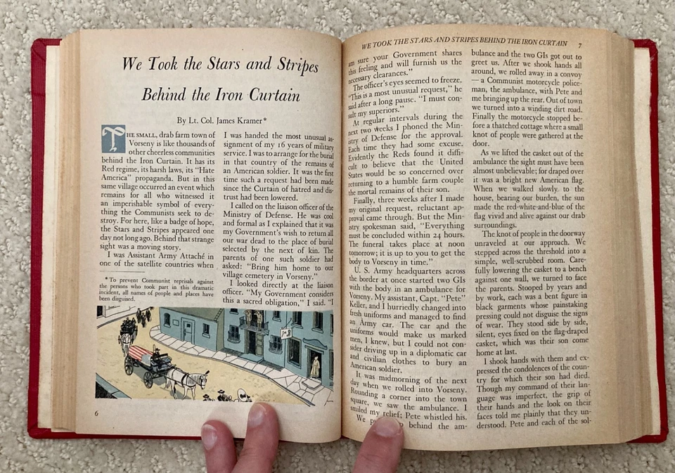 1953 Reader's Digest Bound Magazines 62 Jan Feb Mar Red Book Korea War Russia - Image 4 of 4