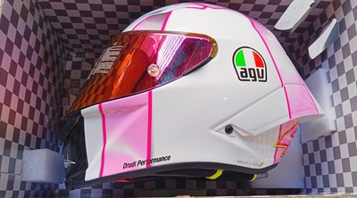 Agv Pista Gp Rr Rossi Pink Agv Helmet AGV Pista GP RR Rossi Misano
