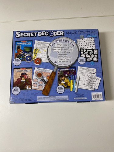 Melissa & Doug "On the Go" Secret Decoder Deluxe Activity Set - Picture 2 of 2