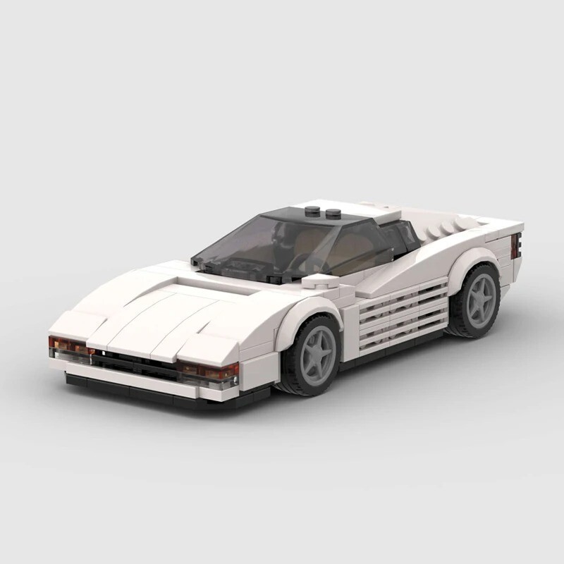 LEGO MOC Ferrari Testarossa Speed Champions Style - Fast Shipping