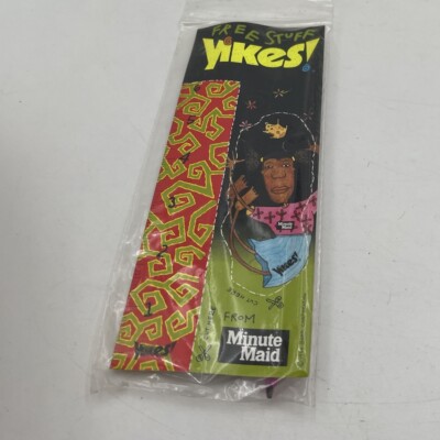 1- Vintage Yikes! Pencil Made USA NOS Advertising Book Mark Ruler Minute Maid
