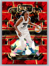 Tina Charles 2024 Panini Select WNBA Red Ice #83 Atlanta Dream