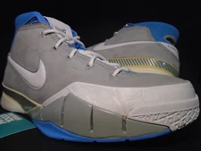 2006 NIKE ZOOM KOBE 1 MPLS LAKERS I FLINT GREY WHITE UNC BLUE FTB 313143-011 13