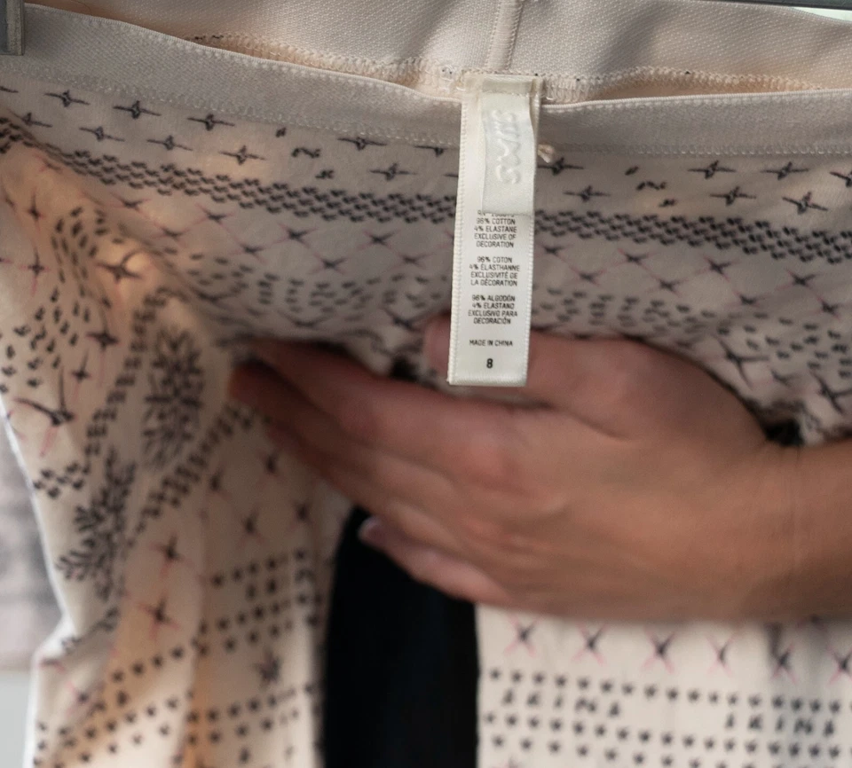 SKIMS Kids логотип Pointelle набор пижамы PJ крем Fair Isle размер 8 - Изображение 3 из 4