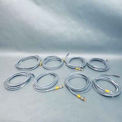 Turck Actuator and Sensor Cable Single Ended RS 4.5T-2.5 Set of 8 Cables