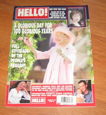 Hello 2000 magazine Vanessa Feltz ESTELLE Skornik JAMES GADDAS Shirley MacLaine