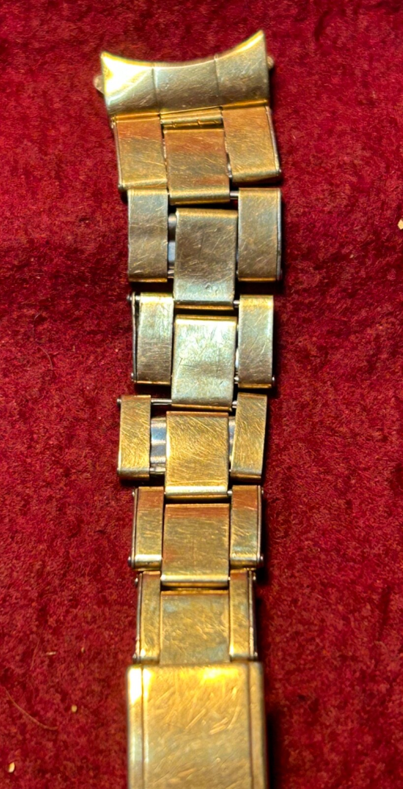 Vintage rolled gold Rolex watch bracelet . 1950's . Spares or repair eBay