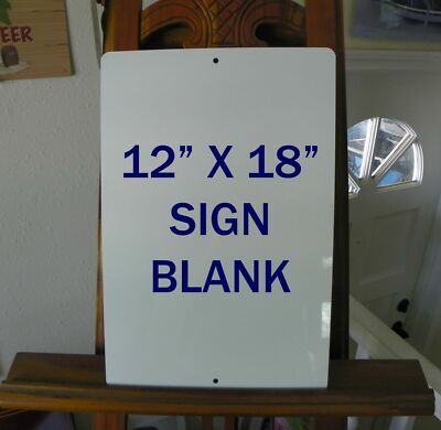 12'' x 18'' Aluminum Sublimation Sign Blanks LOTS OF 20, .032'' Thick