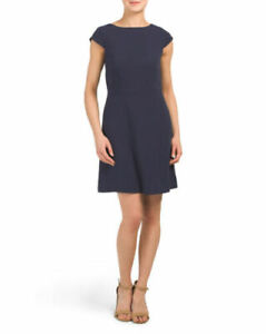 a line shift dress with sleeves