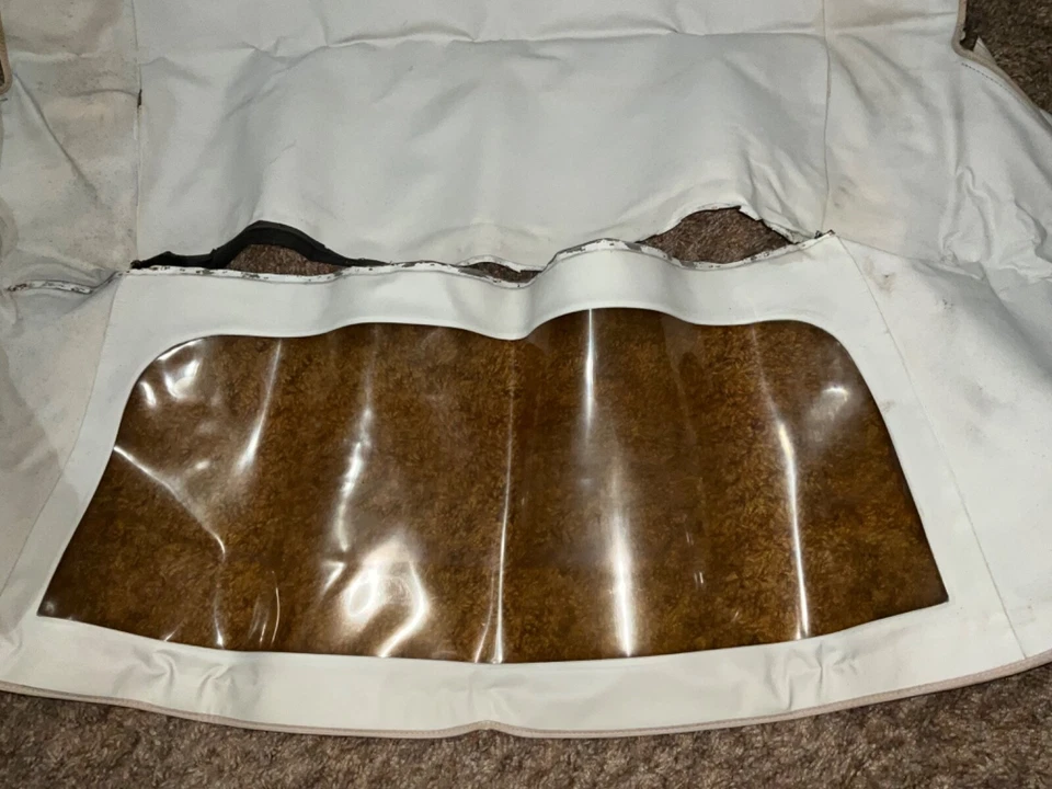 1963 1964 1965 1966 1967 CORVETTE CONVERTIBLE ORIGINAL WHITE SOFT TOP “763” Date - Image 3 of 4