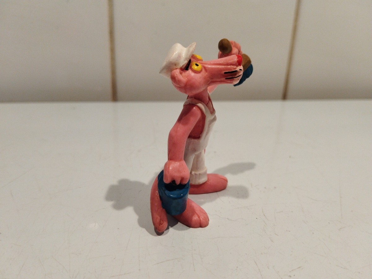 Figurine Bully La Panthère Rose Détective - Vintage 1983 Allemagne, Très Bon état